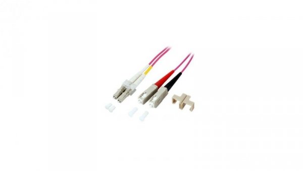Patchcord światłowodowy OM4 50/125 MM LC-SC Duplex 2m