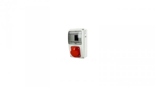 Rozdzielnica siłowa n/t 1x16A 5P 6-mod. IP44 240x134x105mm NBOX-6M.1