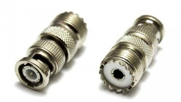 Adapter przejściówka redukcja gniazdo UHF / wtyk BNC 06187