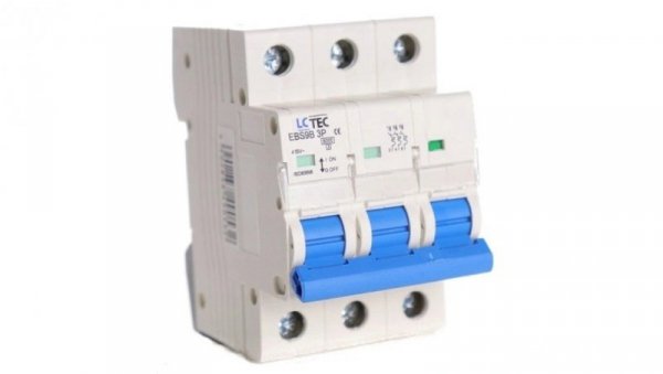 Wyłącznik nadprądowy 3P C 20A 6kA AC LC-Tec