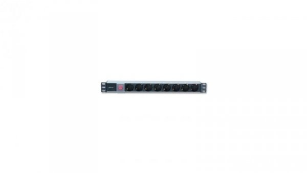 Listwa zasilająca Rack 19 1U 250V/16A 8X Schuko 3M I-CASE STRIP-81UD