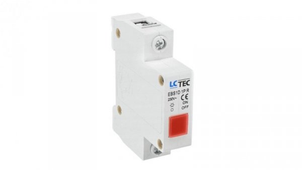 Lampka kontrolna modułowa 230V czerwona LC-Tec