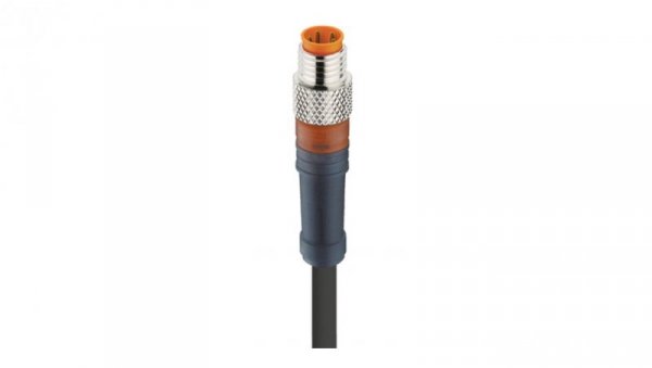 Kabel konfekcjonowany jednostronnie zakończony złącze M8 4-pin męskie proste z samoblokującym gwintem RSMV 4-225/2 M