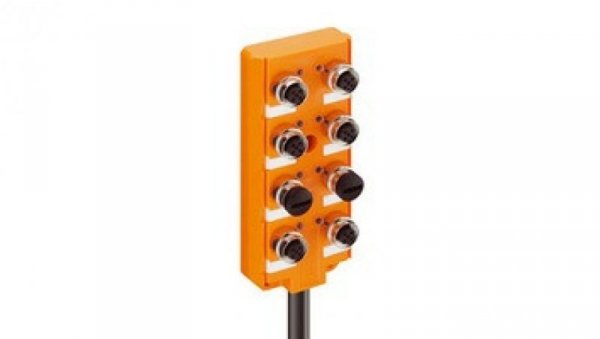 Koncentrator aktuator/sensor z wskaźnikiem LED górne porty 8-portów gniazda M12 4-polowy ASB 8/LED 5-4/1,5 M