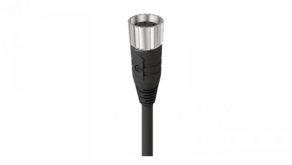 Kabel zasilający konfekcjonowany jednostronnie złącze żeńskie proste 12-pinowe 120 V AC/DC 8 A PUR czarny RKU 12-256/10 M
