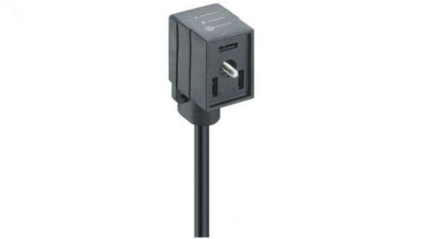 Kabel konfekcjonowany jednostronnie zakończony złącze zaworowe typ B 3-pinowe VB 1D-3-2-205/2 M