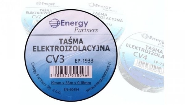 Taśma elektroizolacyjna PCW (19mm x 33m x 0.18mm) czarna