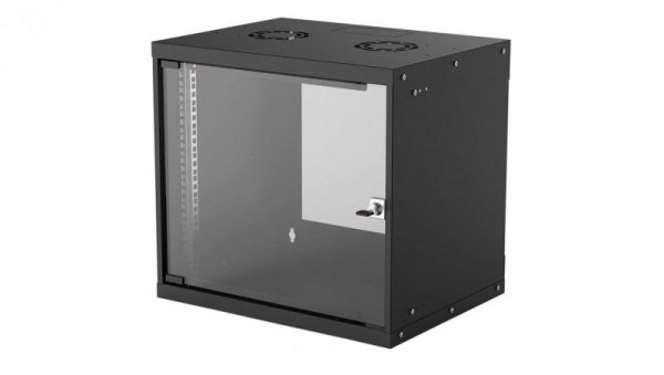 Szafka wisząca 9U 540X400 Rack 19 Basic Flatpack Czarna 714174