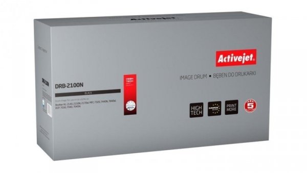 Bęben Activejet DRB-2100N (zamiennik Brother DR-2100 Supreme 12000 stron czarny)