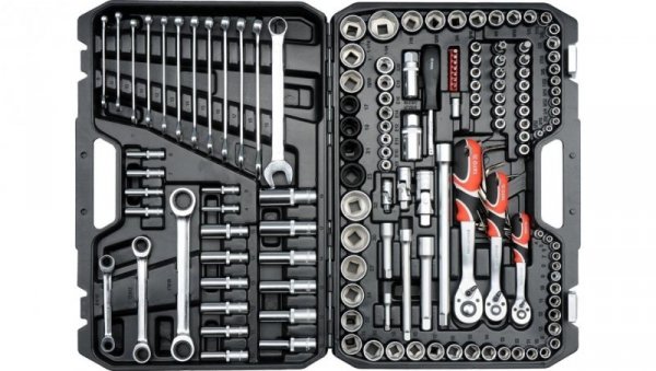 Zestaw kluczy XXL YATO 150szt. 1/4-3/8-1/2 38811