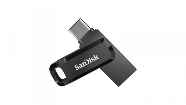 Pendrive SanDisk Ultra Dual GO SDDDC3-064G-G46 (64GB USB 3.0, USB-C kolor czarny)