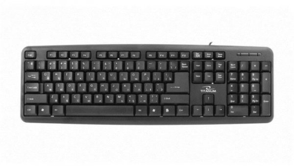 Klawiatura TITANUM TKR101 (USB 2.0 (RU) kolor czarny)