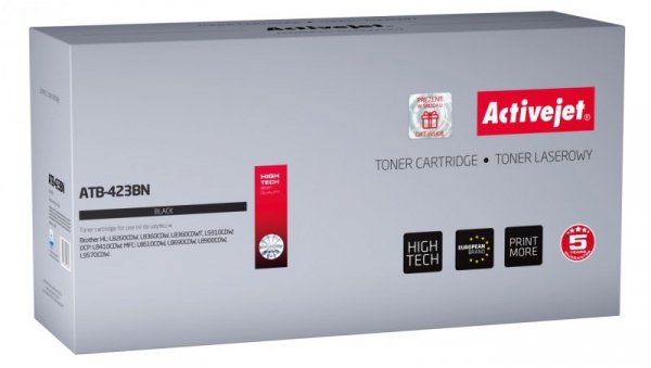Toner Activejet ATB-423BN (zamiennik Brother TN-423BK Supreme 6500 stron czarny)