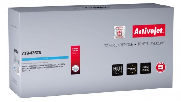 Toner Activejet ATB-426CN (zamiennik Brother TN-426C Supreme 6500 stron niebieski)