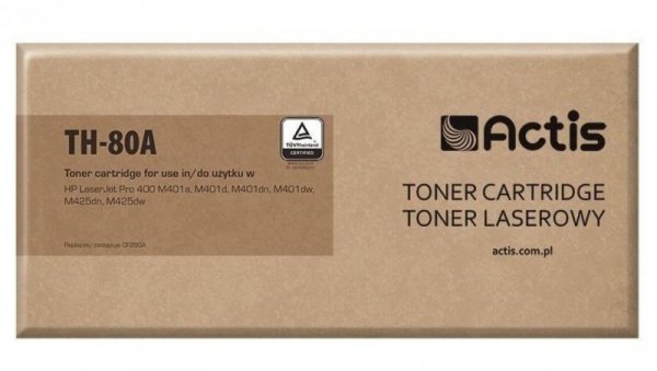 Toner ACTIS TH-80A (zamiennik HP 80A CF280A Standard 2700 stron czarny)