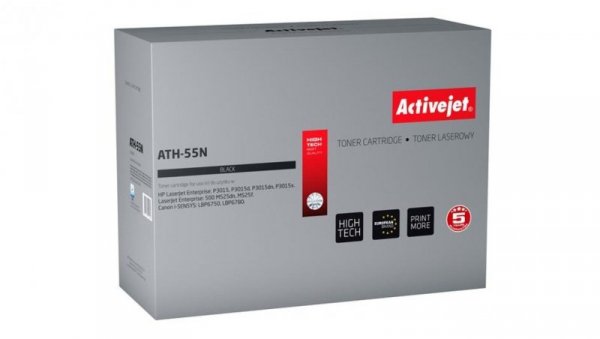 Toner Activejet ATH-55N (zamiennik HP 55A CE255A, Canon CRG-724 Supreme 6000 stron czarny)