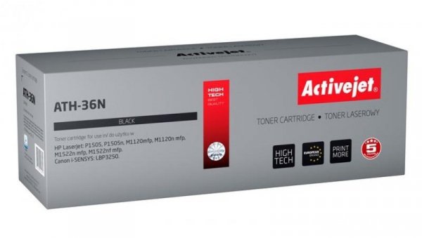 Toner Activejet ATH-36N (zamiennik HP 36A CB436A, Canon CRG-713 Supreme 2000 stron czarny)