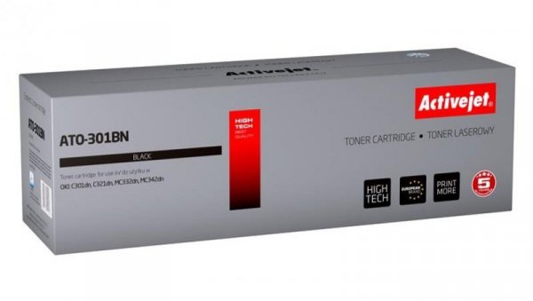 Toner Activejet ATO-301BN (zamiennik OKI 44973536 Supreme 2200 stron czarny)