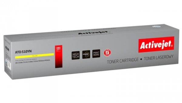 Toner Activejet ATO-510YN (zamiennik OKI 44469722 Supreme 5000 stron żółty)