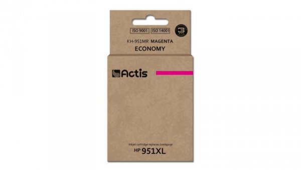 Tusz ACTIS KH-951MR (zamiennik HP 951XL CN047AE Standard 25 ml czerwony)