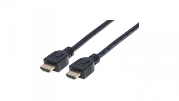 Kabel HDMI/HDMI V2.0 M/M Ethernet 3D4K Czarny Cl3 2M 353939