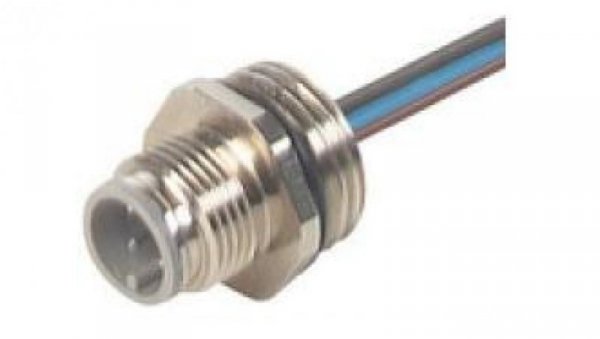 Złącze gniazdowe M12 męskie 5-pinowe kodowanie-A 50 V AC/60 V DC 4A EM12M5A FIX
