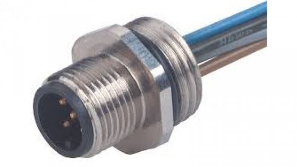 Złącze gniazdowe M12 męskie 5-pinowe kodowanie-A 50 V AC/60 V DC 4A ELST 512 PG9