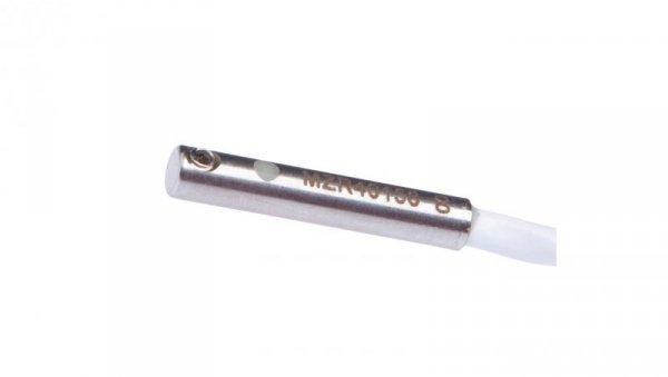 Czujnik magnetyczny cylinder 3,75 mm śr: 3,6 mm dł: 20 mm 10-30V DC 130 stC PNP NO złącze kablowe M8 3-pinowe 0,3 m IP67 MZR4015