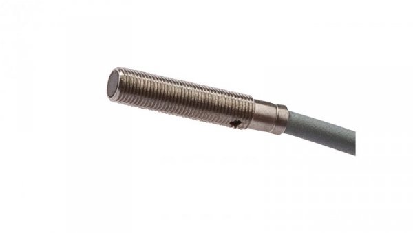 Czujnik indukcyjny M5x0,5 dł: 25 mm zabudowany Sn: 1,5 mm 10-30V DC PNP NO złącze kablowe M8 0,2m IP67 IB05A232