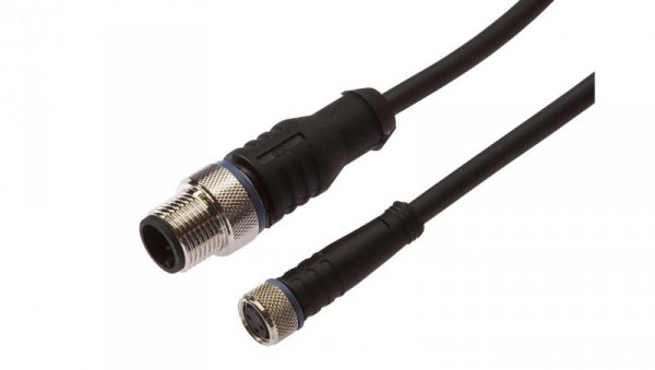 Złącze do samokonfekcjonowania M8 proste żeńskie 3-pinowe M12 męskie proste 3-pinowe 3x0.34mm² PUR 60V IP67 VK200F84