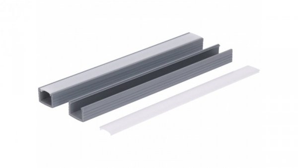Profil led PCV Line 16x11 2m szary ML ML