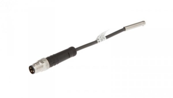 Czujnik magnetyczny cylinder 4,1mm zaokrąglony rowek fi4mm dł: 20mm 10-30V DC PNP NO złącze kablowe M8 3pin 0,05m IP67 MZR4E180