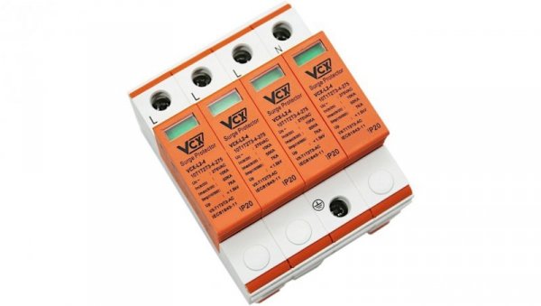 Ogranicznik przepięć L2 Typ T2 4P 20kA 1,2kV Professional VCX