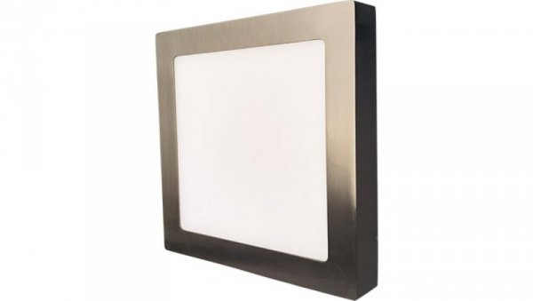Oprawa nasufitowa LED 24W 1800lm 3800K/neutralna IP20 kwadratowy matowy chrom LED120 FENIX-S matt chrome 24W NW GXDW257
