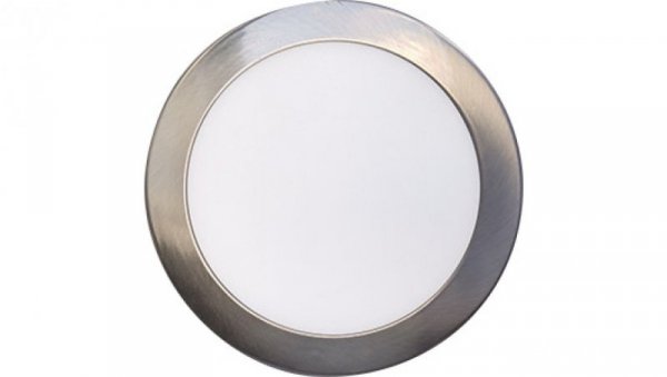 Oprawa nasufitowa LED 12W 850lm 2800K/ciepła IP20 okrągły matowy chrom LED60 FENIX-R matt chrome 12W WW GXDW263