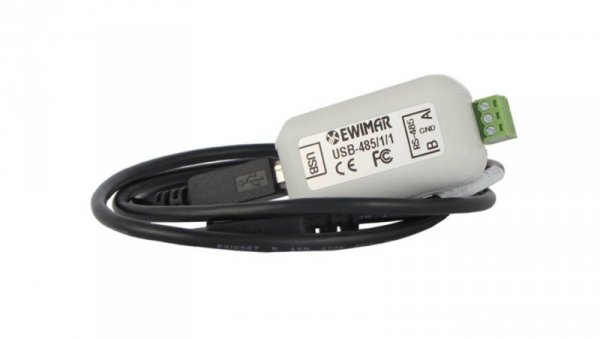 Konwerter sygnału RS-485 na USB Komunikacja 2-kierunkowa RS-485 Maksymalna długość 1200m