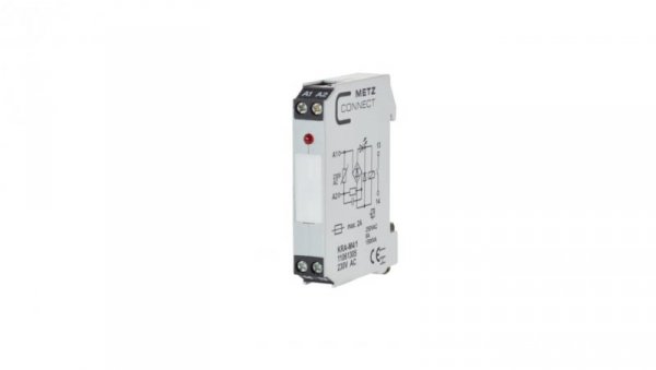 Przekaźnik interfejsowy KRA-M4/1 styk zwierny (SPST-NO), 230V AC METZ Connect