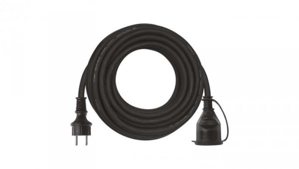 Przedłużacz 1-gniazdowy 10m 3×2,5mm guma / neopren P01710R