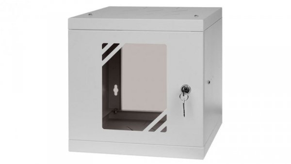 Szafa wisząca RACK 10 cali 6U 300mm szara