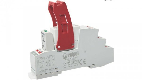 Przekaźnik interfejsowy Push-in 1P 16A 24V AC szerokość 15,5mm, warystor PI85-024AC-M91G-PS-2011 864837