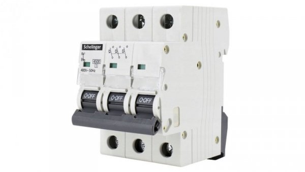 Wyłącznik nadprądowy 3P B 20A 6kA AC Schelinger
