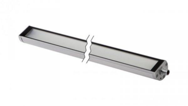 Oświetlenie maszynowe LED fi40mm dł: 365mm białe światło 16W 2200lx 5500K 22-26V DC -30-40stC złącze M12 4pin IP67 EM410122