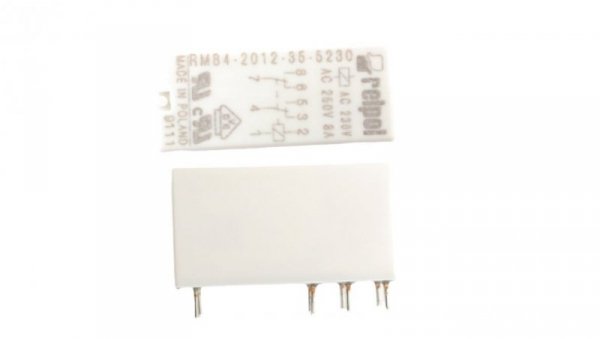 Przekaźnik miniaturowy 2P 8A 230V AC PCB AgNi RM84-2012-35-5230 604622