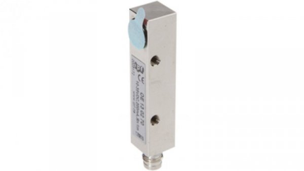 Czujnik optyczny odbiornik nadajnika 64x12x12mm Sn: 1m 10-35V DC PNP NC złącze M8 IP65 OE130270