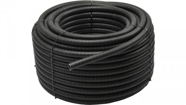 Rura karbowana RKGS 25 czarna 750N z pilotem 50 m 444050 /1szt/
