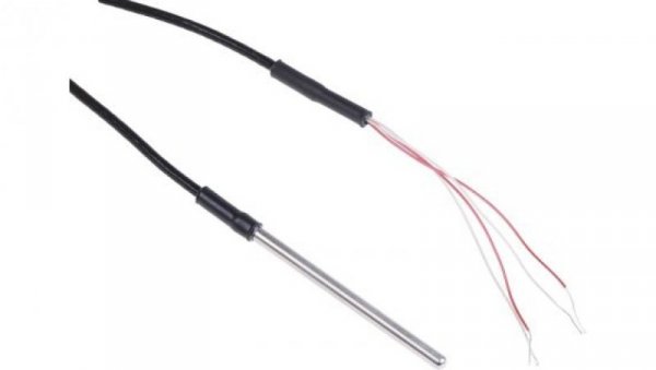 Termopara typ PT 100, -50C do +250C 50mm kabel 2m, Stal nierdzewna