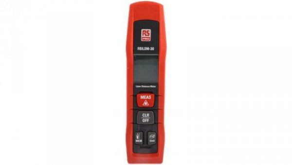 Miernik laserowy, ILDM-30, 0,05→ 30m, Klasa wyzwalania Class 2, 1,5 mm, LCD, 635nm