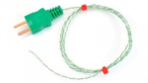 Termopara typ K do +260C kabel 1m IEC