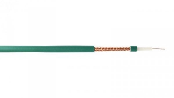 Kabel koncentryczny, KX6, Polichlorek winylu PVC, Zielony Bez zakończenia Bez zakończenia, RS PRO Bez zakończenia
