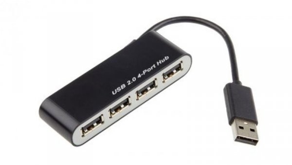 Hub USB USB 2.0 4 Magistrala USB USB A, RS PRO